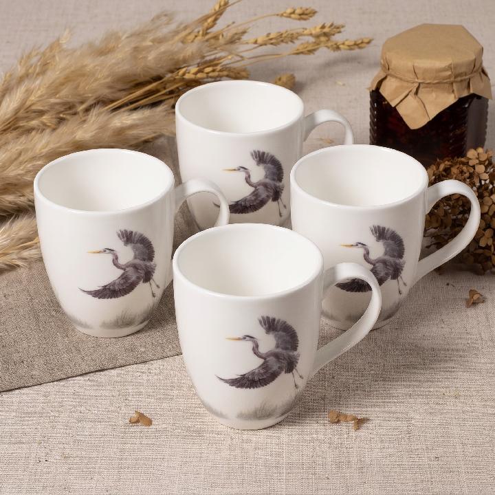 Набор кружек Zapel Ardea Cinerea 4шт