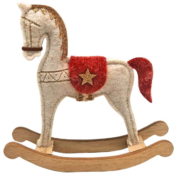 Украшение декоративное Magic Time Лошадка-качалка 16x16x3,5см
