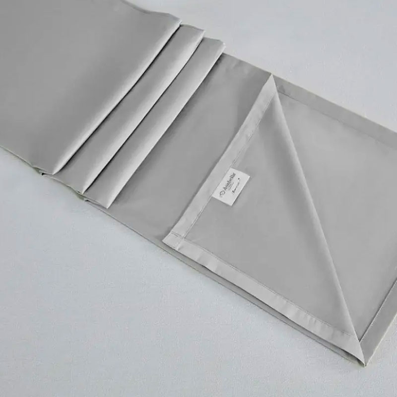 Комплект постельного белья евро Anabella Asabella, пятнышки леопарда на светло-сером