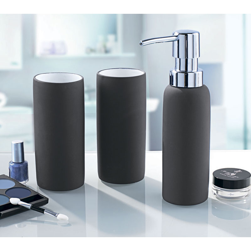 Дозатор для пенного мыла Kleine Wolke Pur, черный