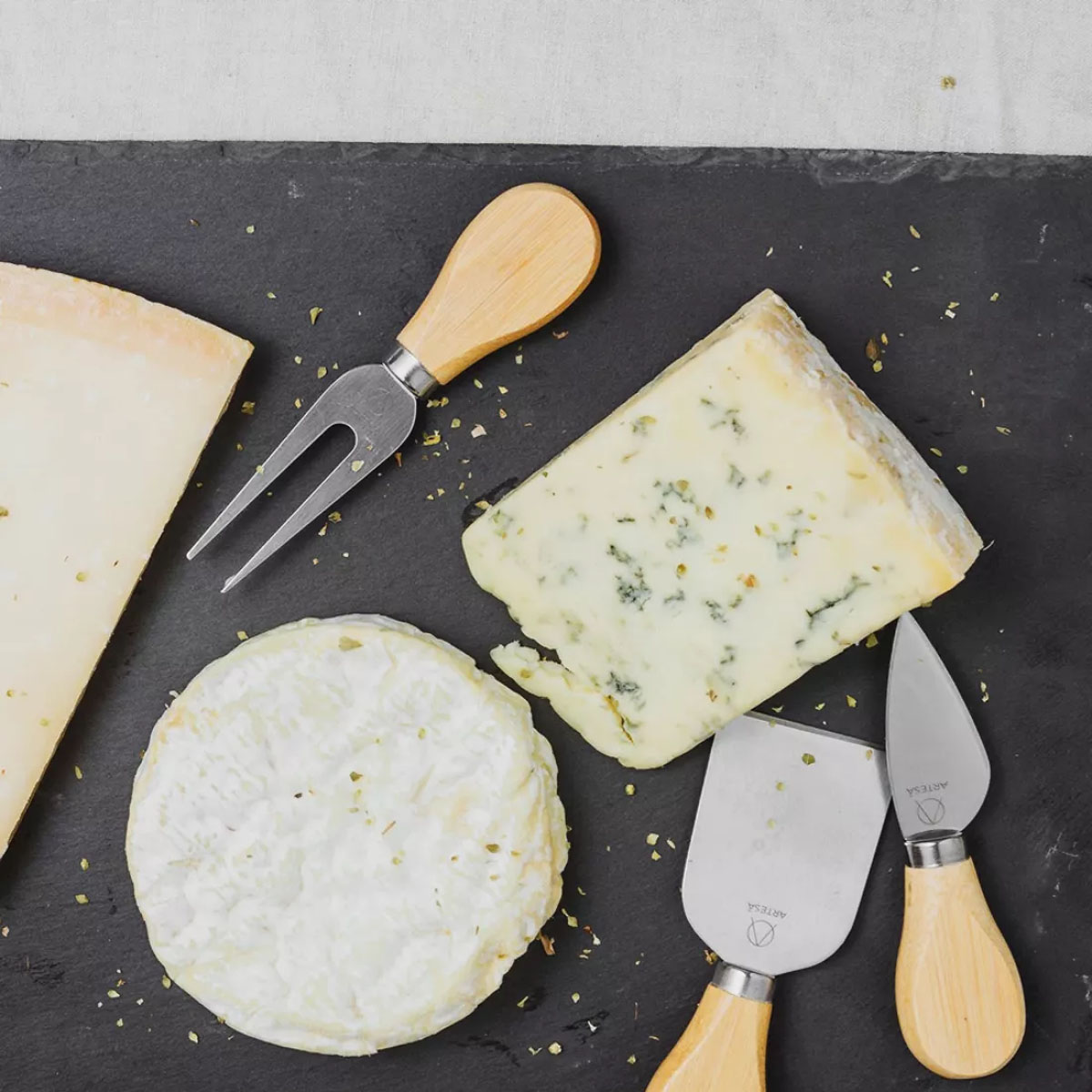 Набор для нарезки сыра Kitchen Craft Artesa Natural Slate