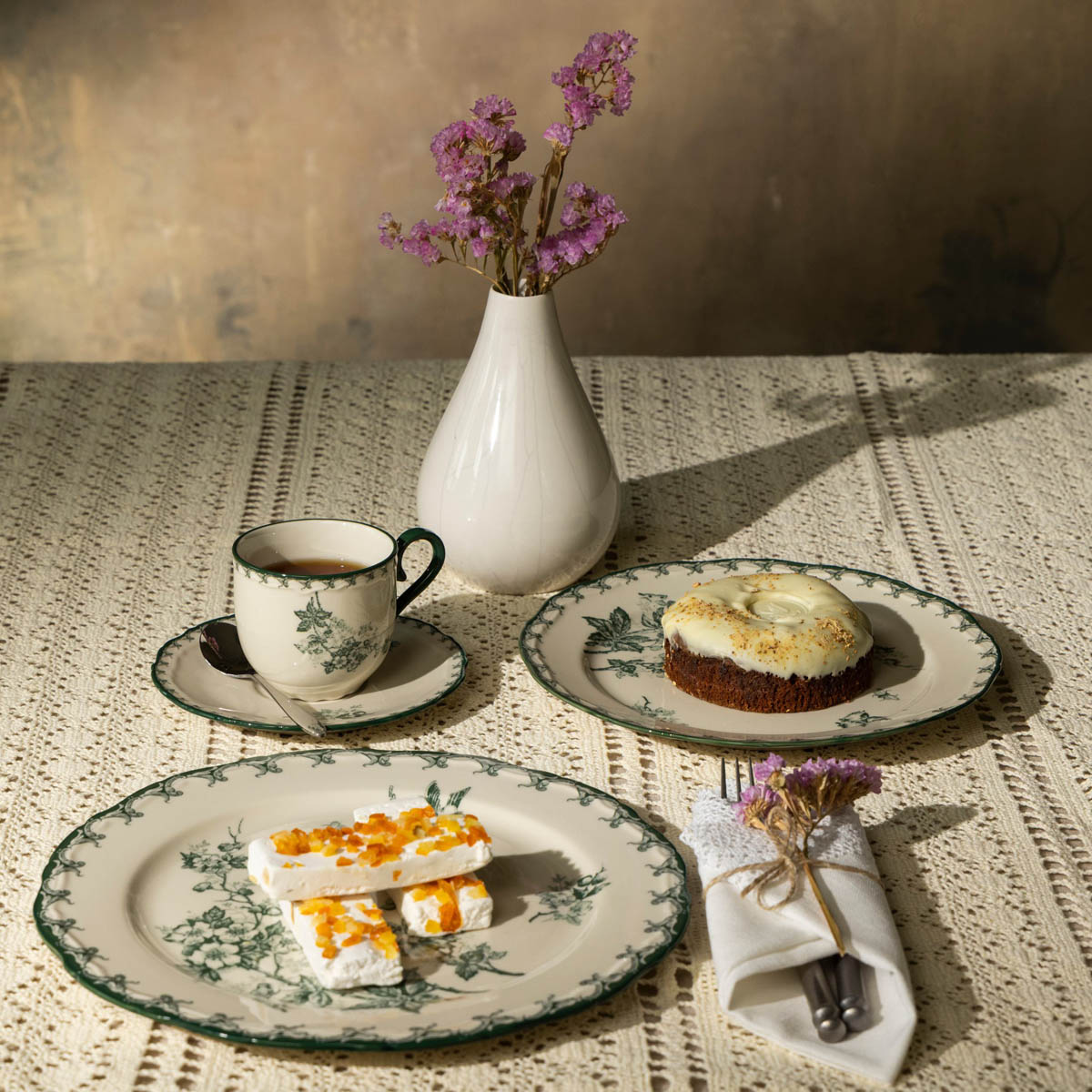 Тарелка десертная Дымов Керамика Боярышник 