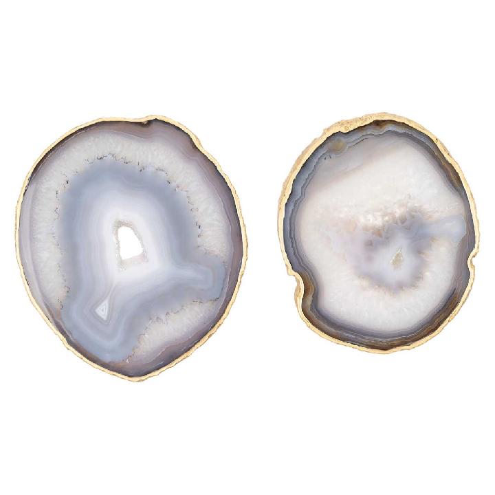 Набор №3 из натурального среза агата Incrua Agato M+M, Размер 11 - 13см