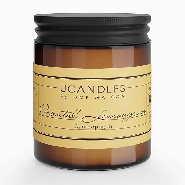 Свеча ароматическая Ucandles by Gor Maison Oriental Lemongrass Botanique