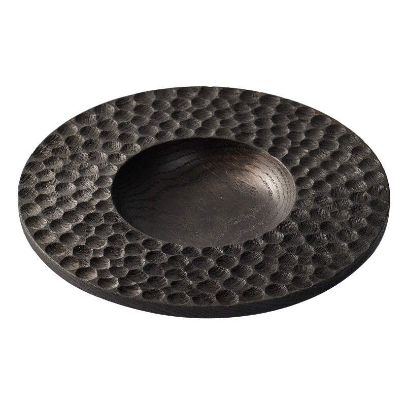 Тарелка 26см с широким бортом Kenai Ceramics Wood