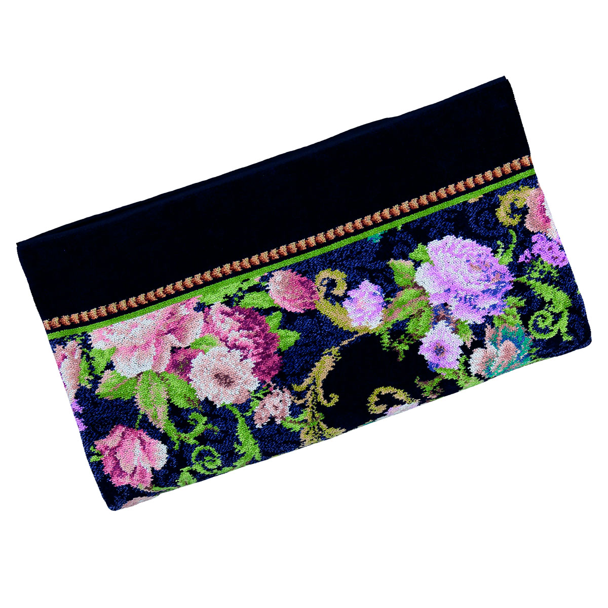 Плед Feiler Elisaveta 150x230см, иссиня-черный