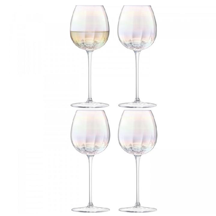 Набор бокалов для белого вина LSA International Pearl 325мл, 4шт