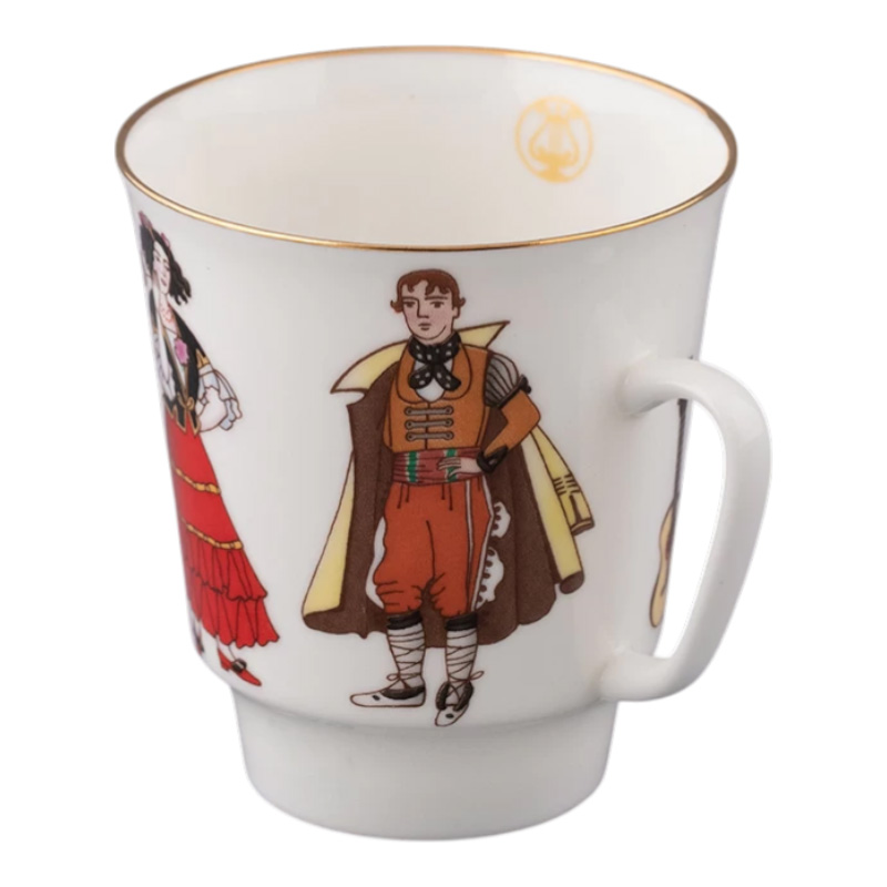 Набор для чая на 1 персону Императорский фарфоровый завод Мировая опера Кармен