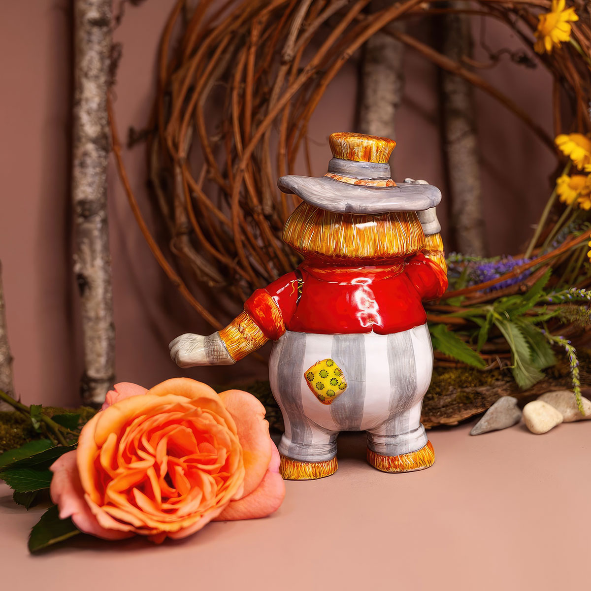 Статуэтка Ярославская Керамическая Мануфактура Изумрудный город. Страшила