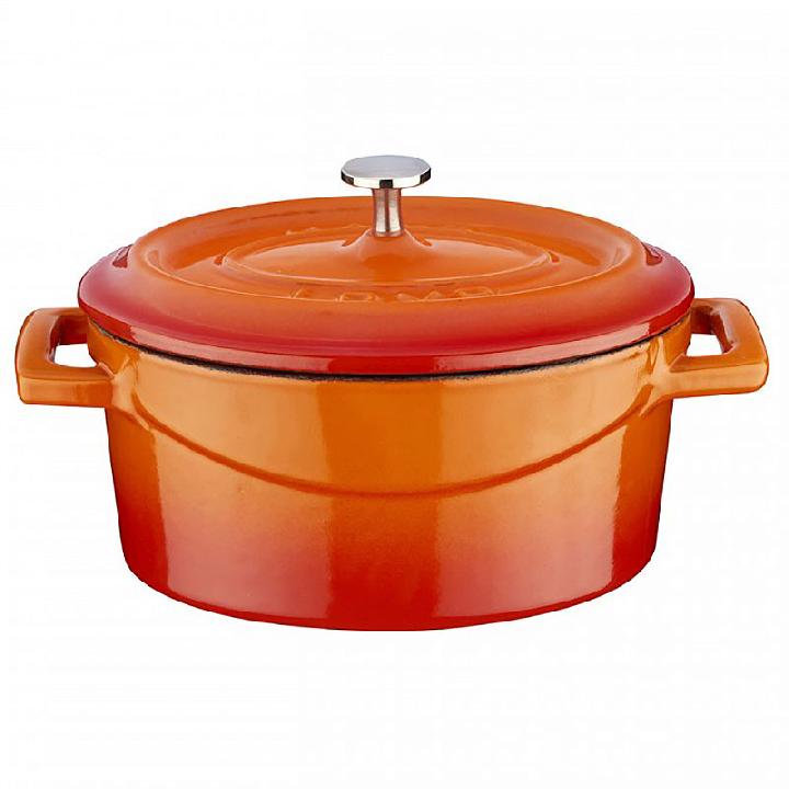 Утятница чугунная Lava 4,67л, цвет оранжевый