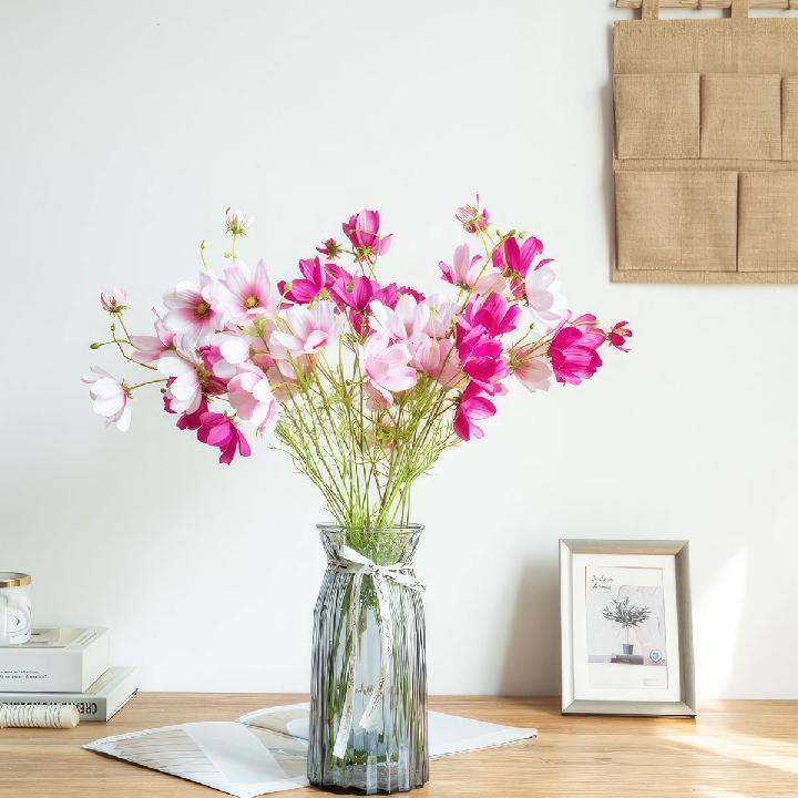 Цветы искусственные FloDecor Маргаритка 57,5см, цвет темно-розовый