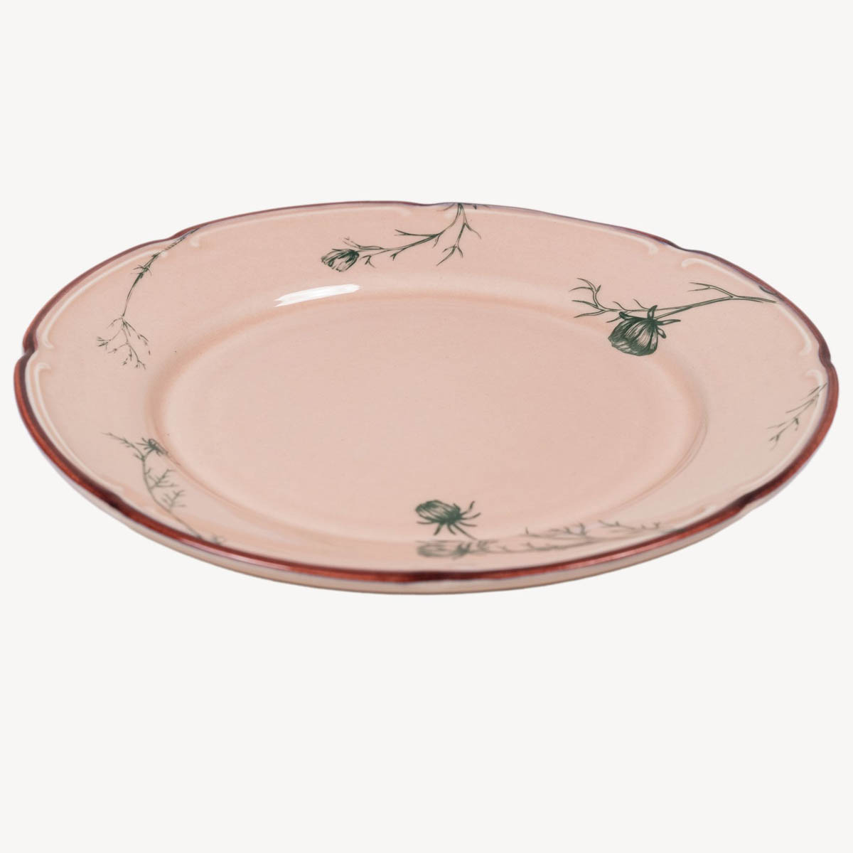 Тарелка закусочная Дымов Керамика Космея день 12:00