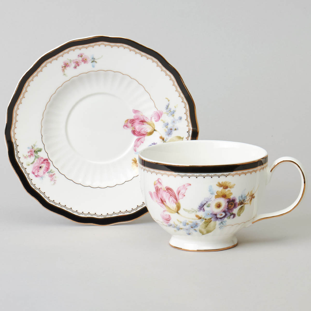 Чайный сервиз Lefard Мейсенский Букет 17 предметов на 6 персон