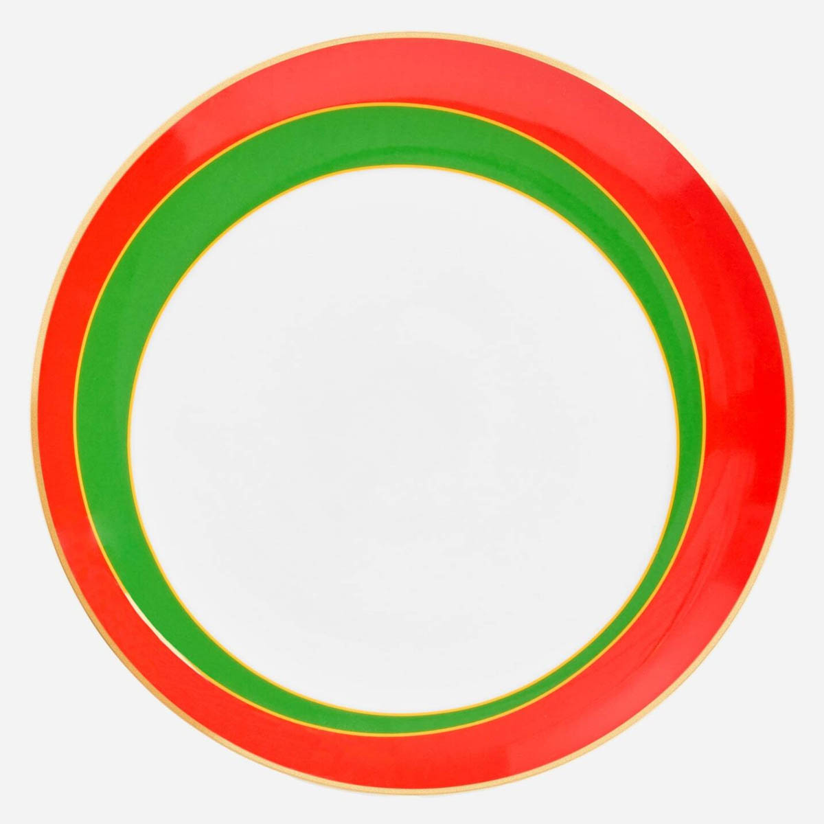 Тарелка обеденная Domique Joyware Green and Red