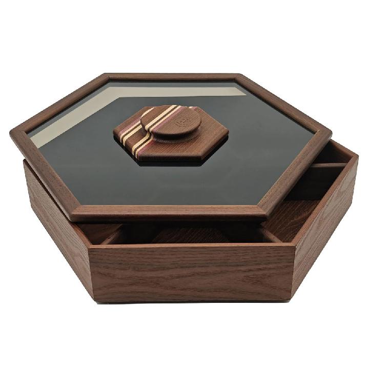 Менажница-шкатулка Platano Венеция темная