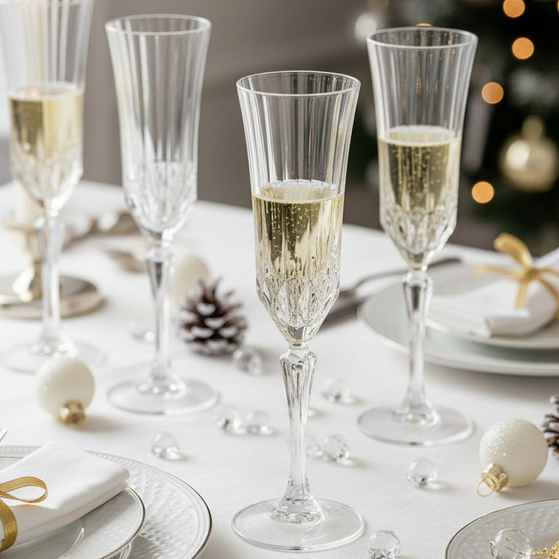 Набор бокалов для шампанского RCR Cristalleria Italiana Adagio 180мл, 6шт