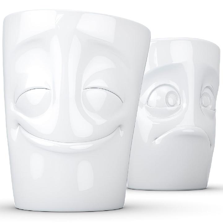 Набор кружек Tassen Мимика Cheery & Baffled, 2шт