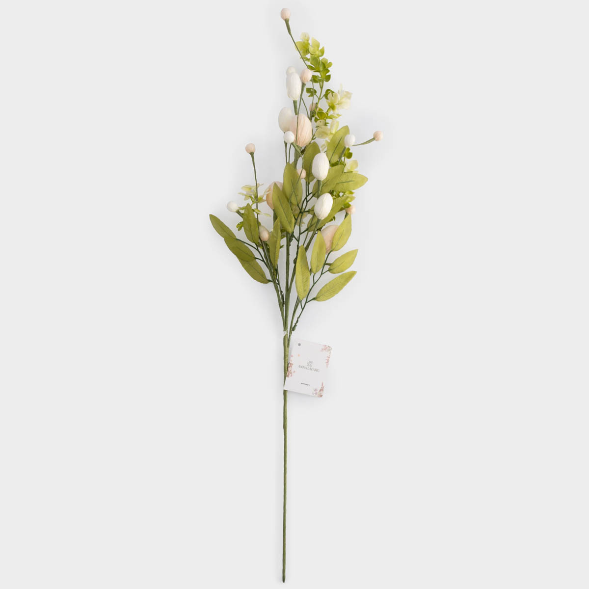 Ветка декоративная Anna Lafarg Пасха Натуральная Ветка с пасхальными яйцами 70см