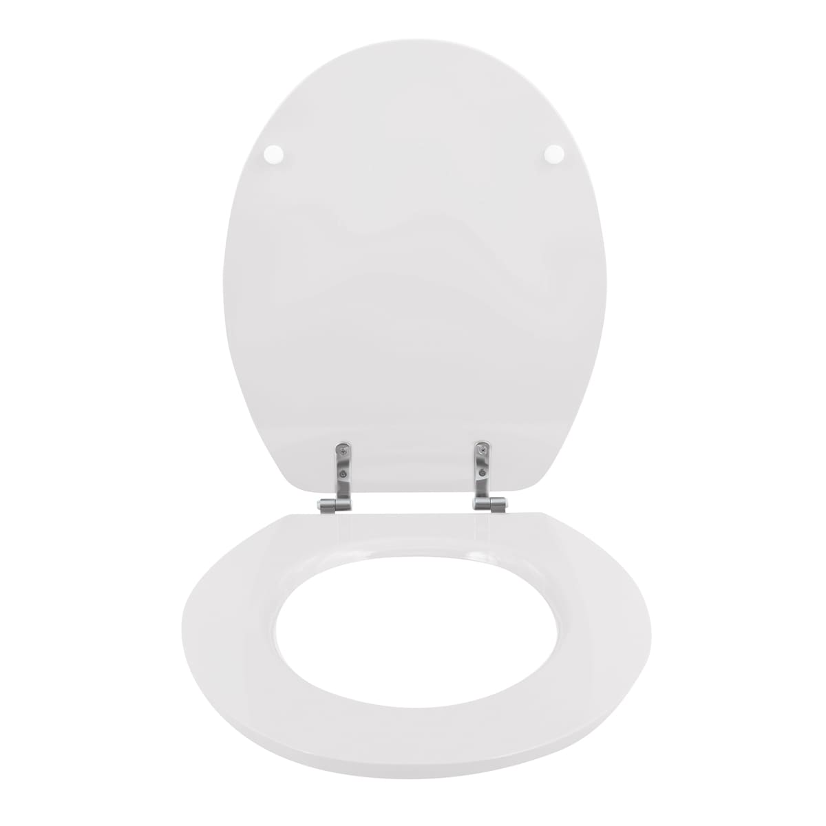 Сидение для унитаза MSV, акрил и нержавеющая сталь