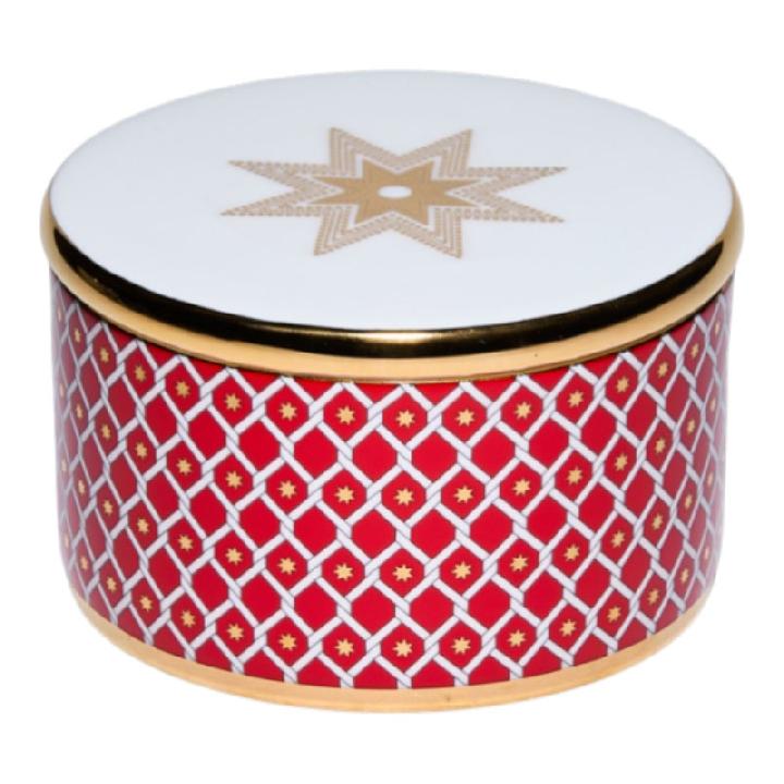 Шкатулка Императорский фарфоровый завод Идиллия Скарлетт