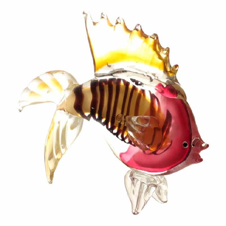 Фигурка Art Glass Рыбка вуалехвост 28x23см