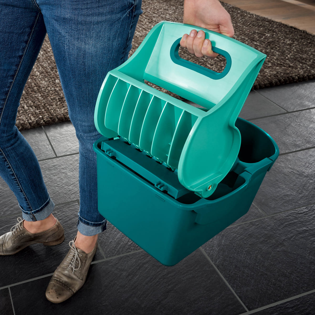 Ведро с отжимом Leifheit Perfect, 8л