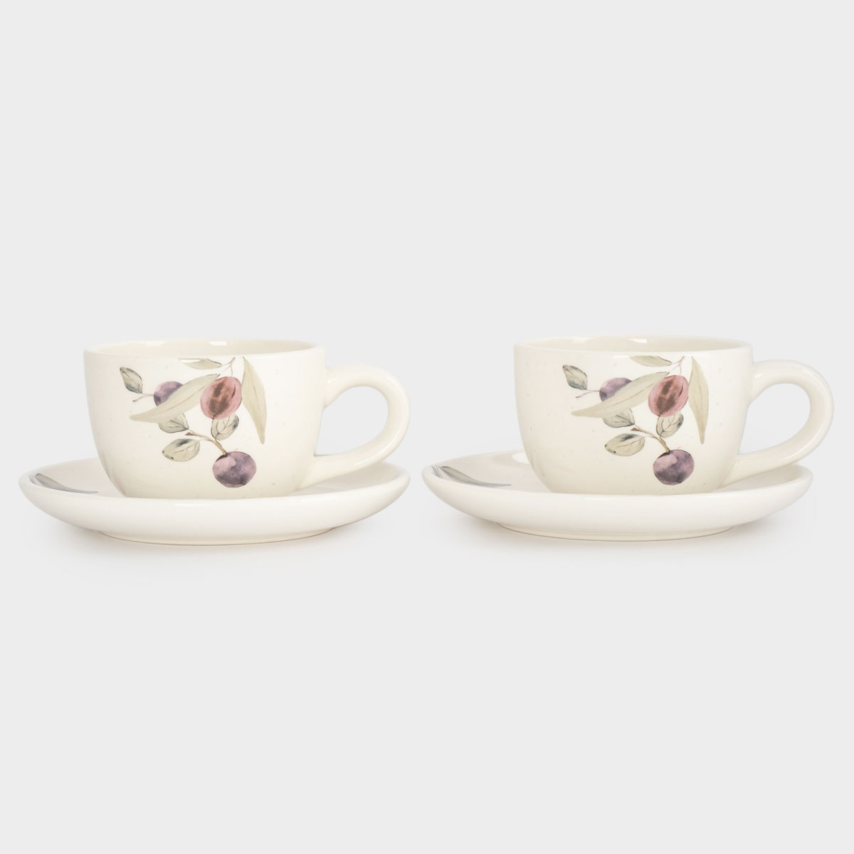 Набор чайных пар Anna Lafarg Сливы на 2 персоны