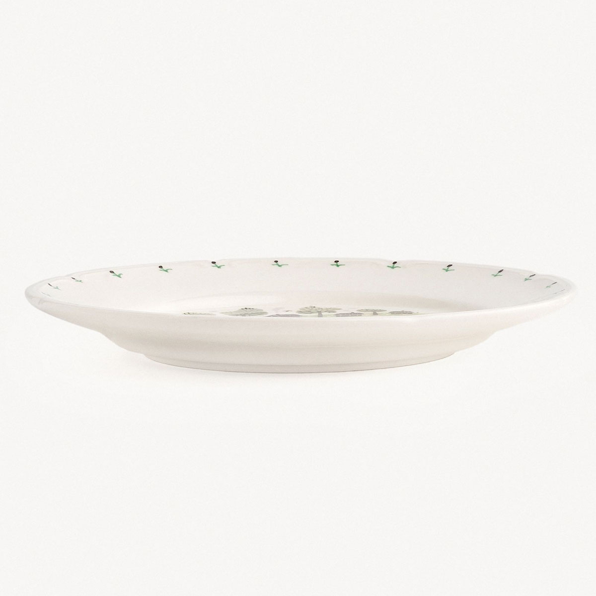 Тарелка обеденная Дымов Керамика Огород Уткина Рыбалка