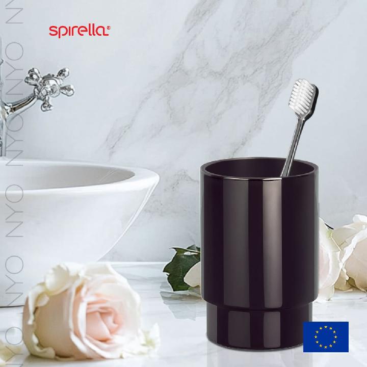 Стакан для зубных щеток Spirella Nyo, черный