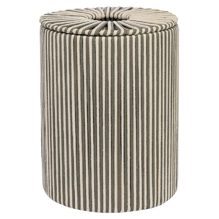 Корзина плетеная Tkano Ethnic Dholak Grey, размер M