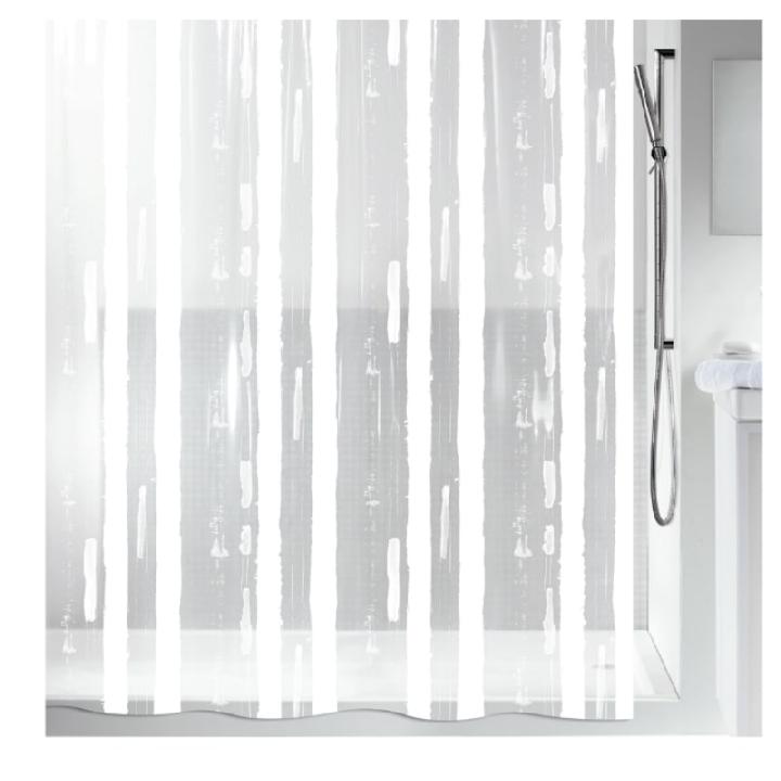Штора для ванной Spirella Painting, 180х200см, полиэстер, цвет белый