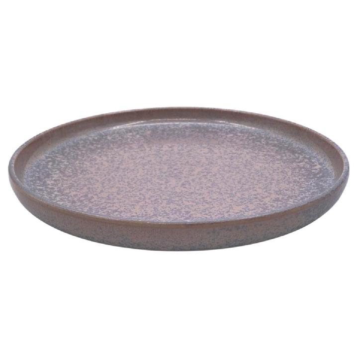 Тарелка плоская 22см Kenai Ceramics Luma, цвет лавандовый