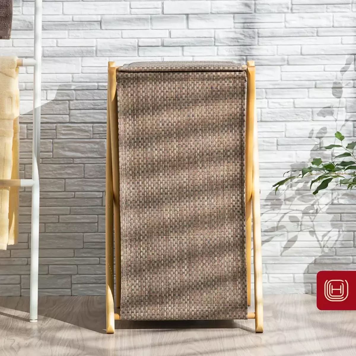 Корзина для белья 54л Casy Home Ротанг 30x30x60см
