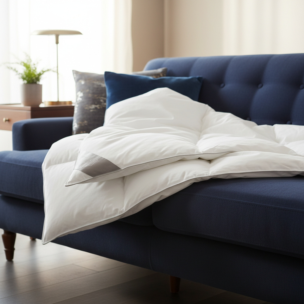 Одеяло 2-спальное Johann Hefel Gold Down Edition 111 200x200см, цвет белый