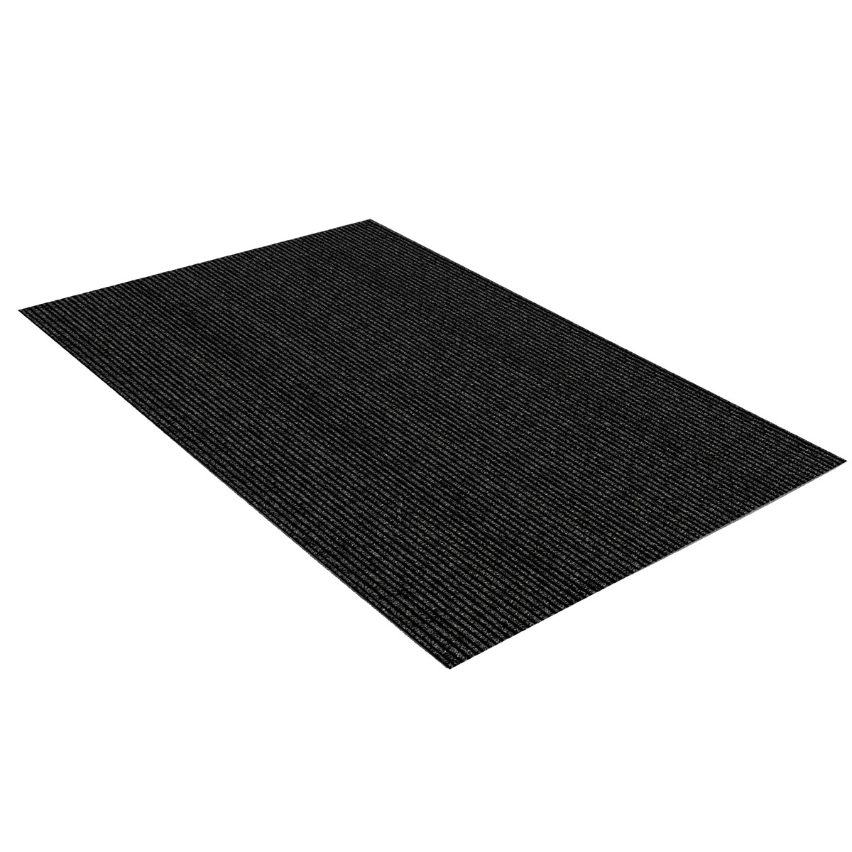 Коврик влаговпитывающий антискользящий Shahintex Практик Ребристый 60х90см, чёрный гранит