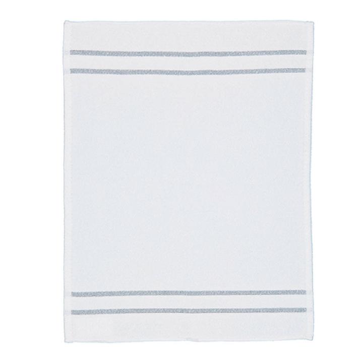 Полотенце Feiler La Glamour 37x50см, цвет белый-серебристый