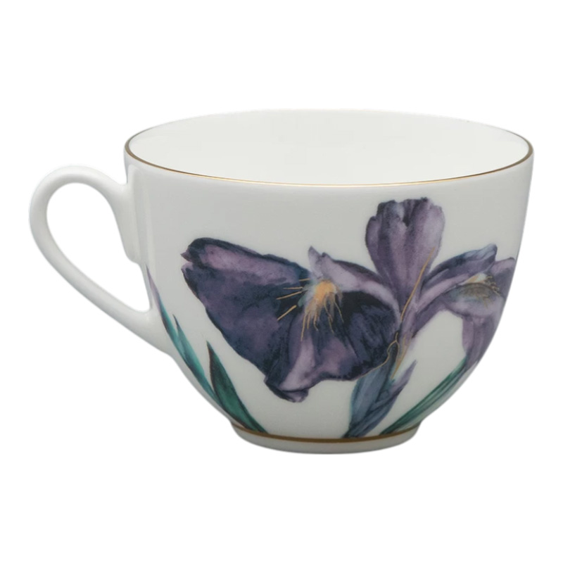 Чайная пара Императорский фарфоровый завод L'Art Des Fleurs Аметистовое пламя