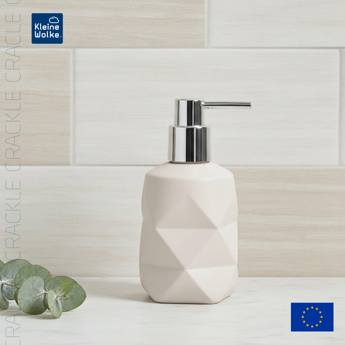 Дозатор для жидкого мыла Kleine Wolke Crackle Bast