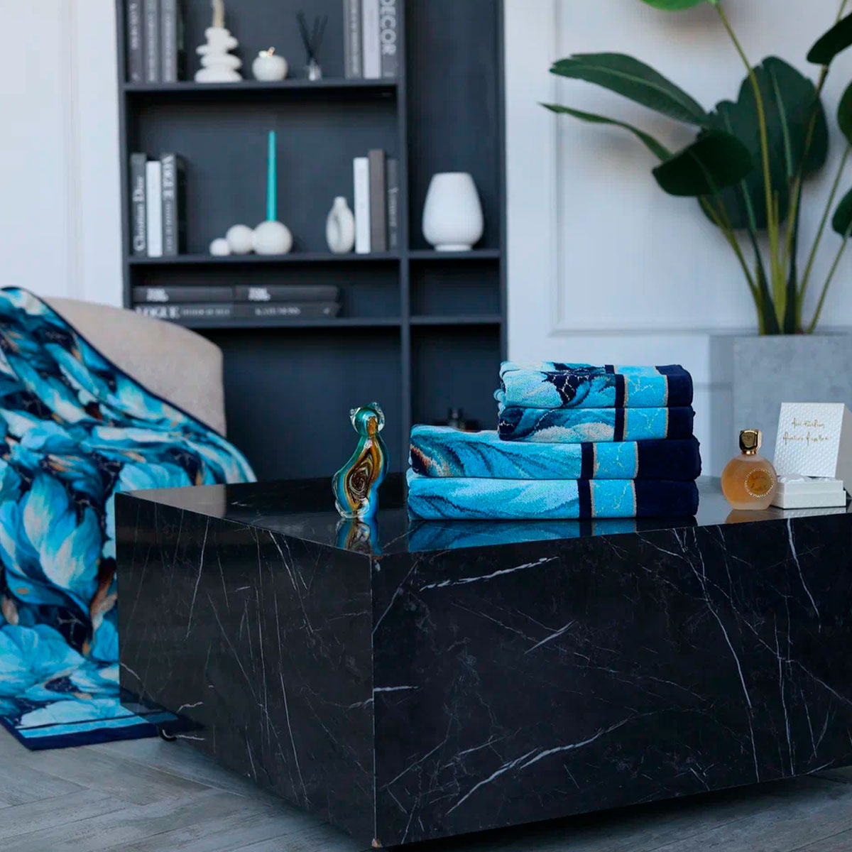 Полотенце Feiler Brise 37x50см, цвет голубой