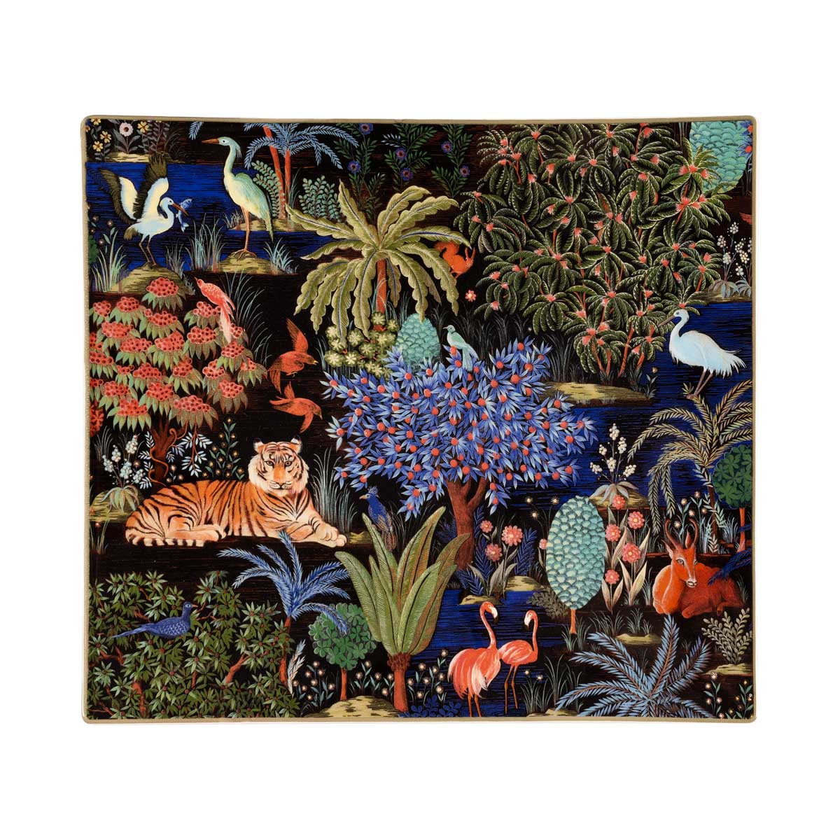 Блюдо квадратное Gien Le Jardin Du Palais 29,5х26,5см