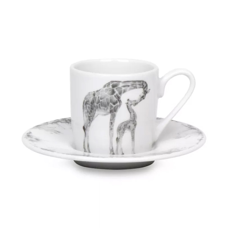 Кофейная пара эспрессо Konitz Удивительные животные Жираф и Слон