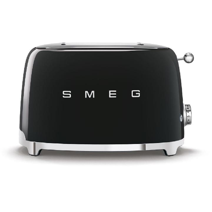 Тостер на 2 ломтика Smeg 50’s Style, черный