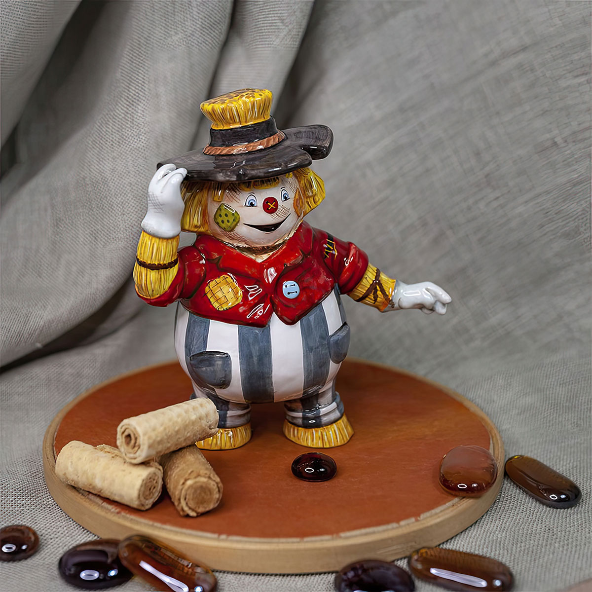 Статуэтка Ярославская Керамическая Мануфактура Изумрудный город. Страшила