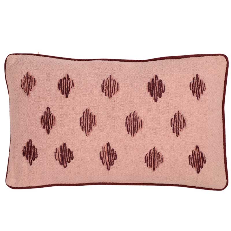 

Подушка декоративная Tkano Ethnic 30x50см, пыльная роза, Розовый