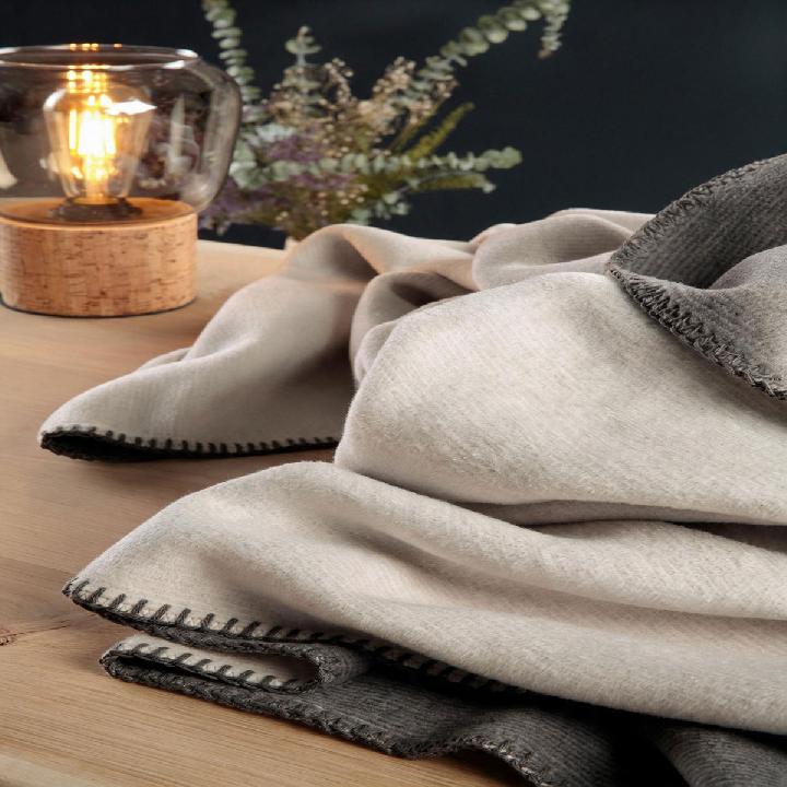 Плед 1,5-спальный Biederlack Duo Cotton Melange