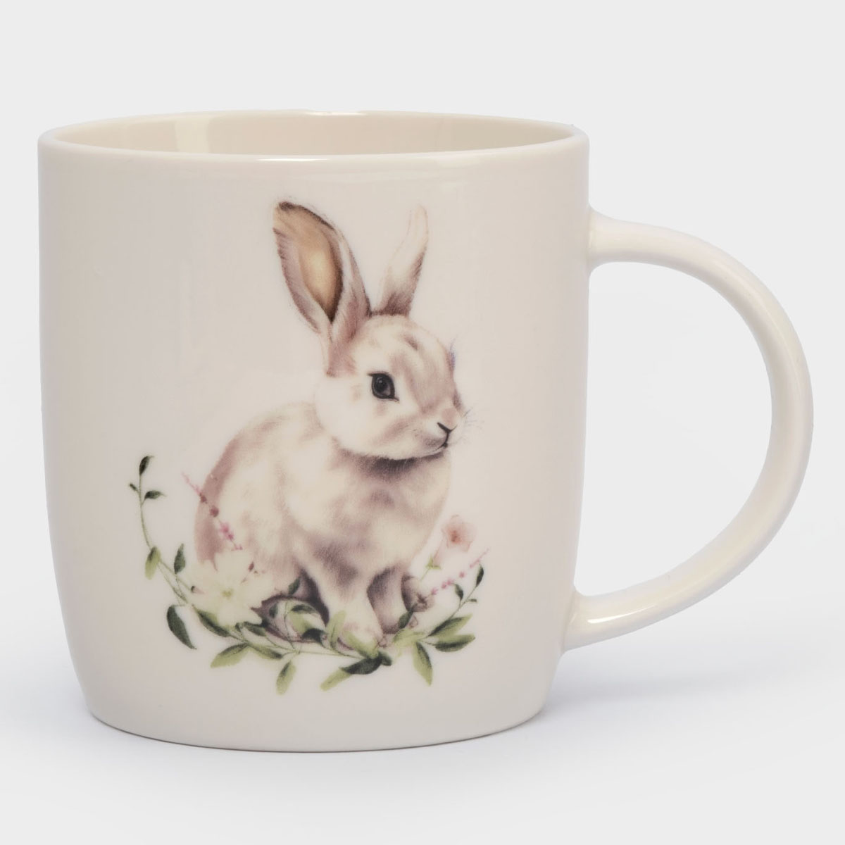 Кружка Anna Lafarg Пасха Золотая Кролик в цветах