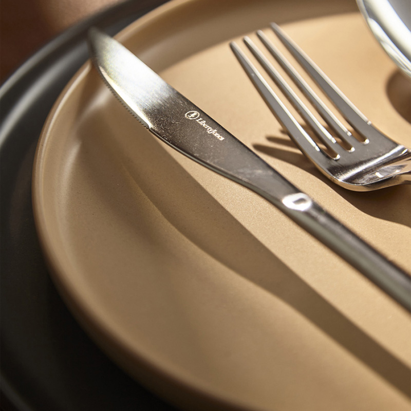 Набор столовых приборов Liberty Jones Pure 24 предмета на 6 персон, глянцевый серебряный