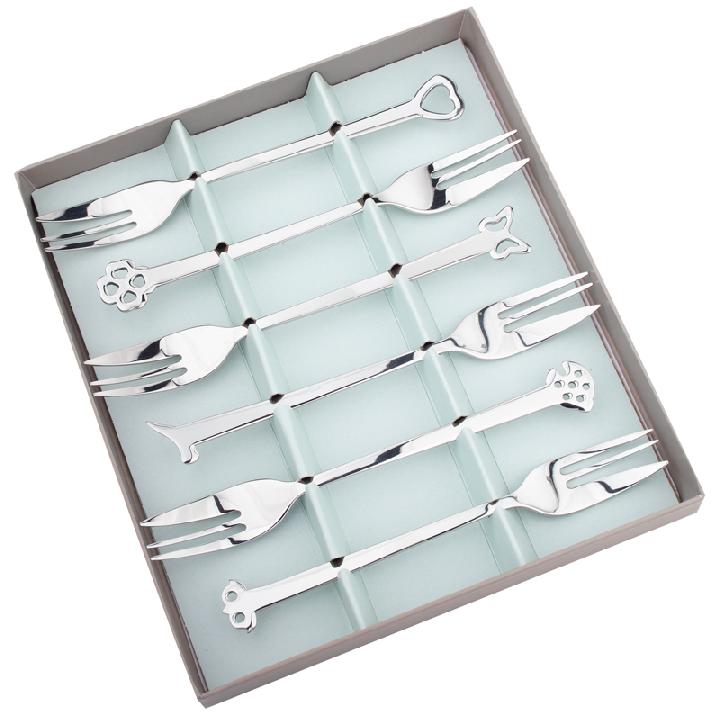 Набор десертных вилок Mepra Evento 6шт, в подарочной упаковке