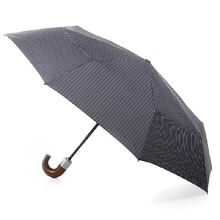 Зонт мужской Fulton купол 98см, серый