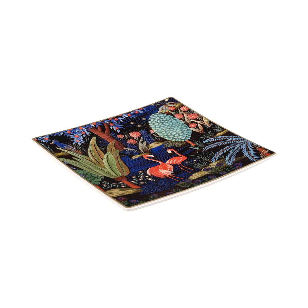 Блюдо квадратное Gien Le Jardin Du Palais 17х17см